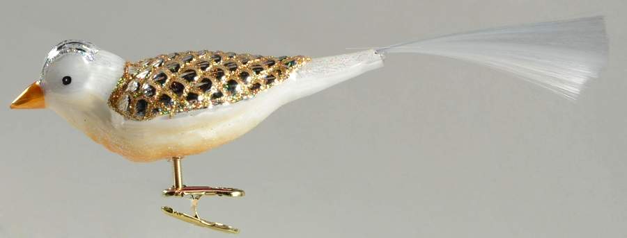 Birds - Clip-On Winterland Bird - No Box by Old World Christmas (Newer)-1