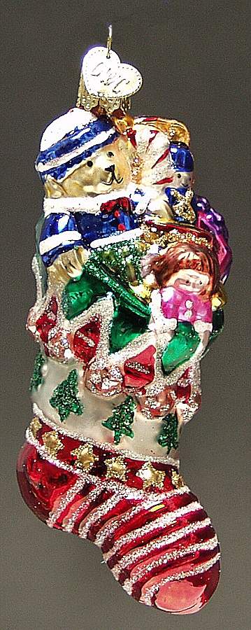 Clothing & Footwear - Fashion Christmas Stocking - No Box by Old World Christmas (Newer)-1