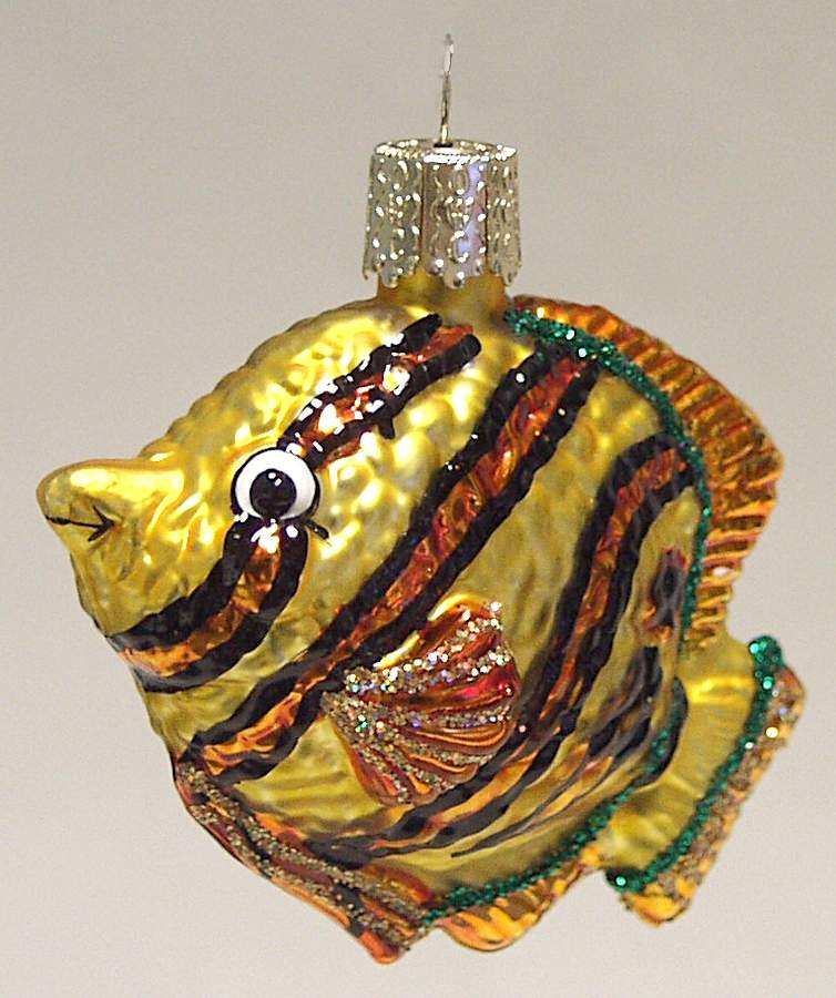 Fish and Marine Life Angel Fish - No Box by Old World Christmas (Newer)-1