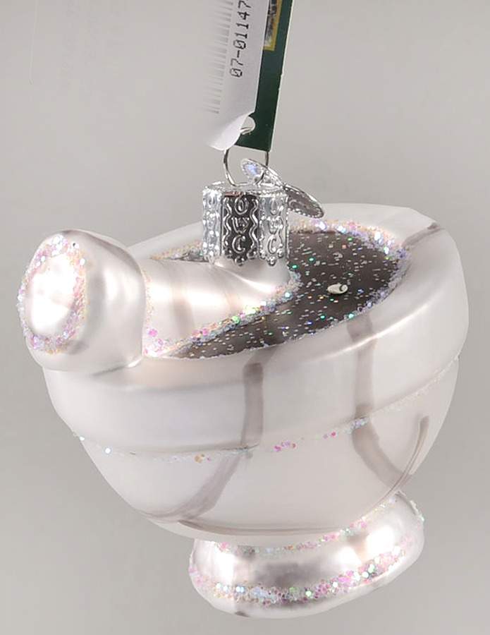 Household Items Mortar & Pestle - No Box by Old World Christmas (Newer)-1