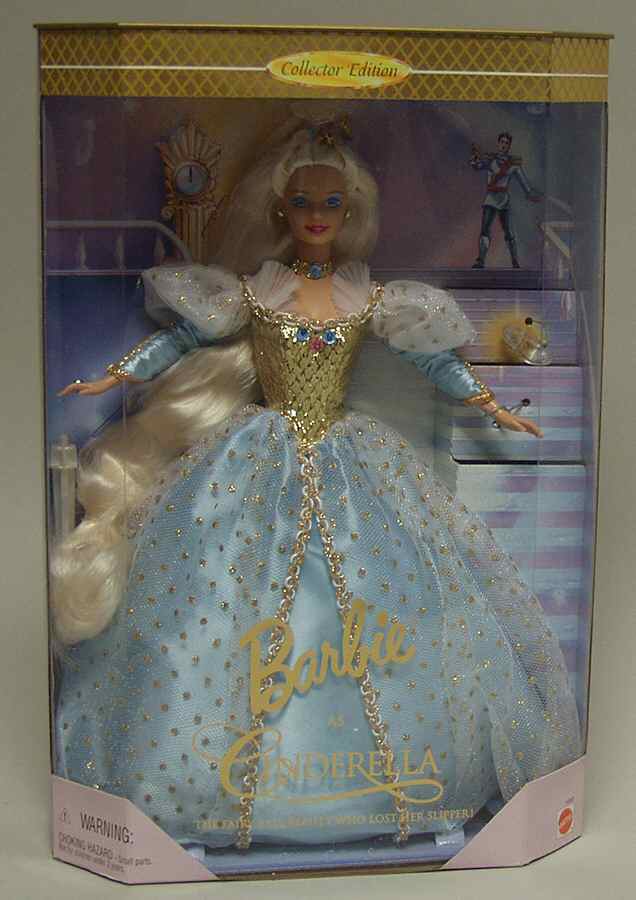 Children's Collector Series Barbie As Cinderella - No Box by Mattel-1
