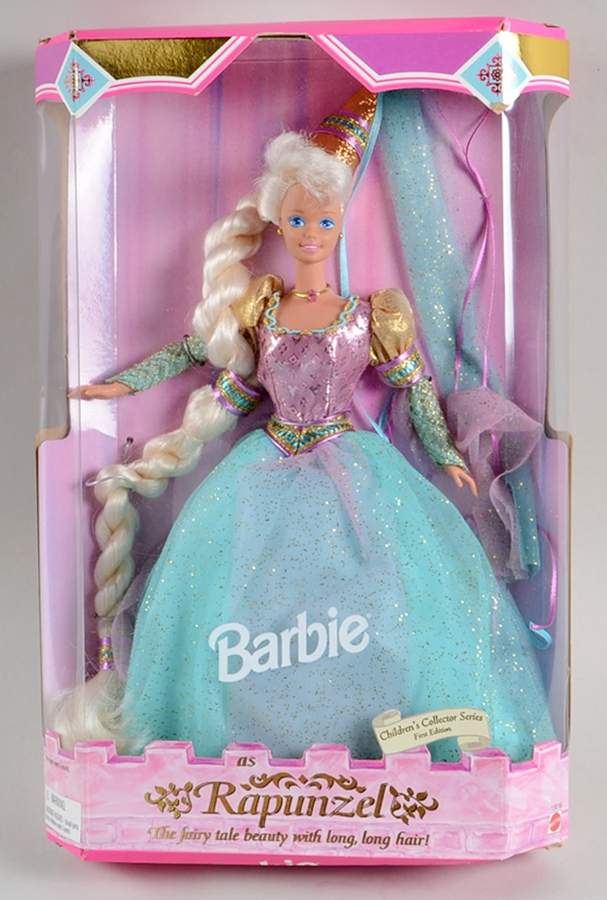 Children's Collector Series Barbie As Rapunzel - With Box by Mattel-1