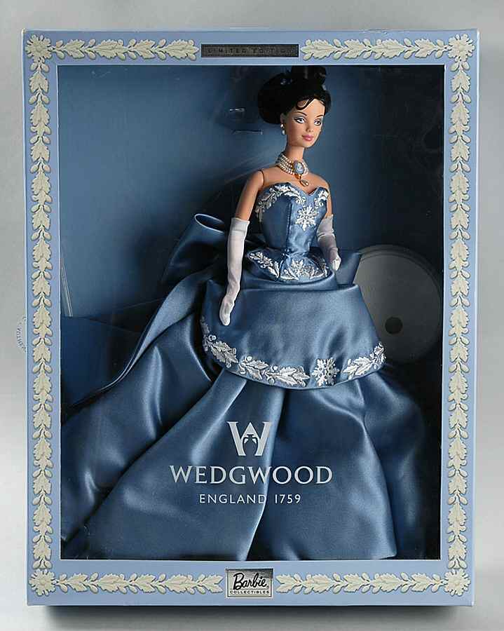 Wedgwood Barbie 2000-Caucasian - With Box by Mattel-1