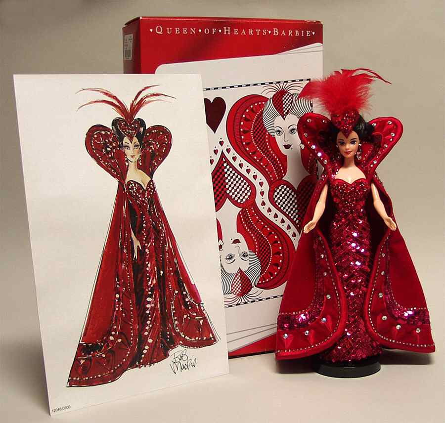 Bob Mackie Designer Collection Queen Of Hearts - No Box by Mattel-1