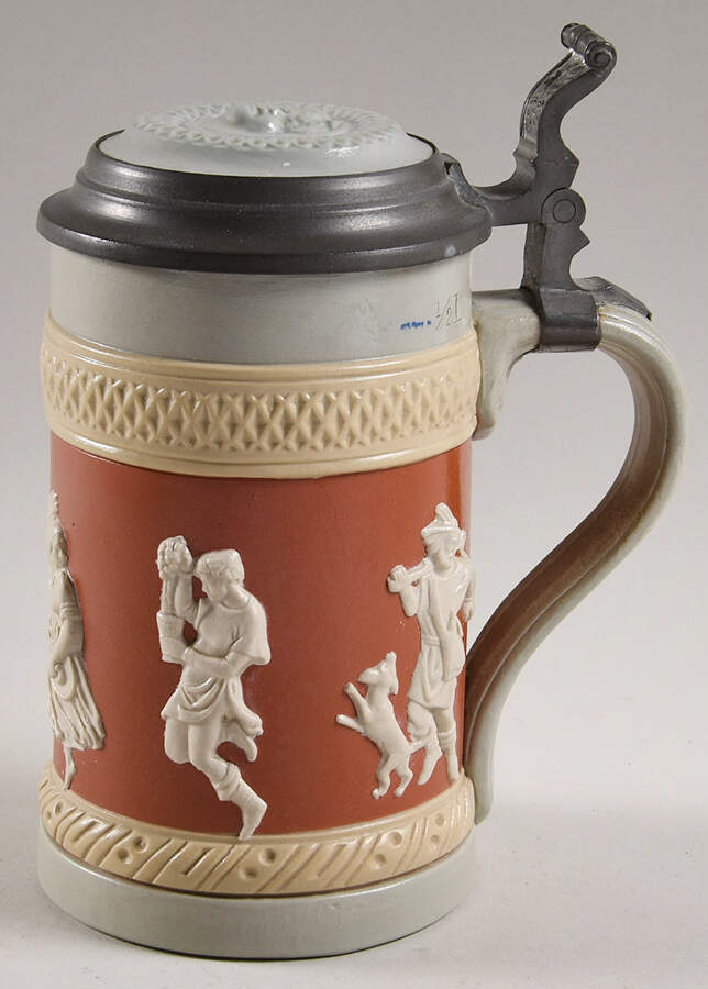 Mettlach Steins Twelve Months - Red - No Box by Mettlach-1