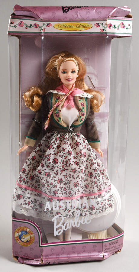 Dolls of the World Austrian Barbie - No Box by Mattel-1