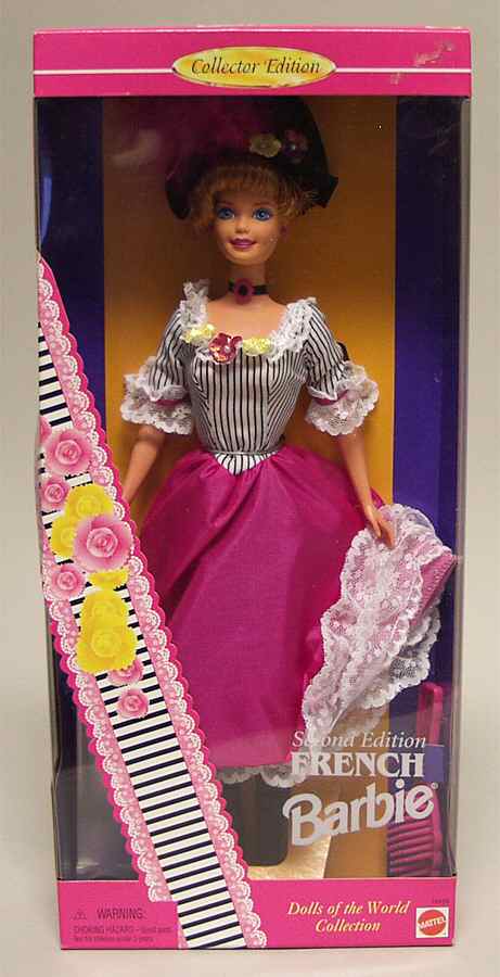 Dolls of the World French Barbie-Collector Edition - Boxed by Mattel-1