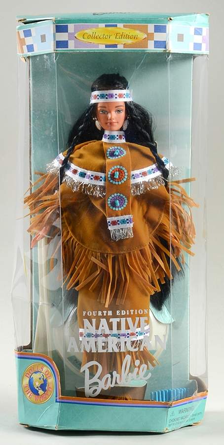 Dolls of the World Native American Baribie-Collector Editio - Boxed by Mattel-1