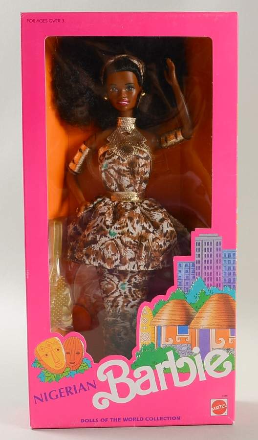 Dolls of the World Nigerian Barbie - Boxed by Mattel-1