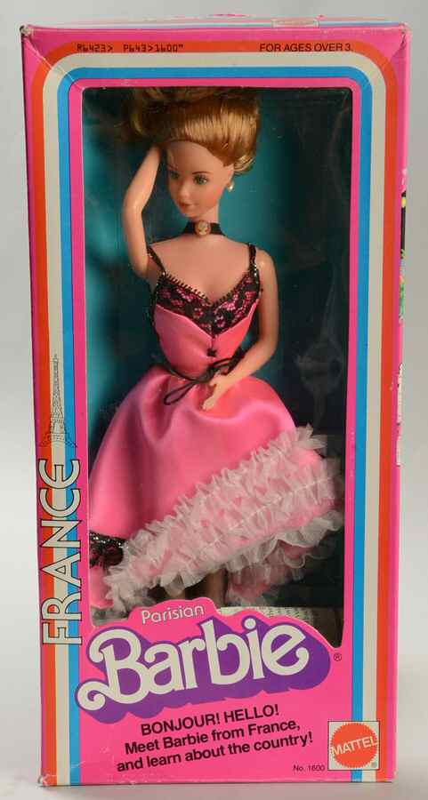 Dolls of the World Parisian Barbie - Boxed by Mattel-1