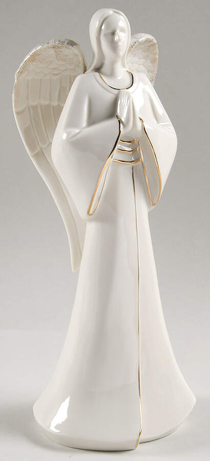 Mikasa Figurine Holiday Elegance - Angel Praying - Boxed by Mikasa-1