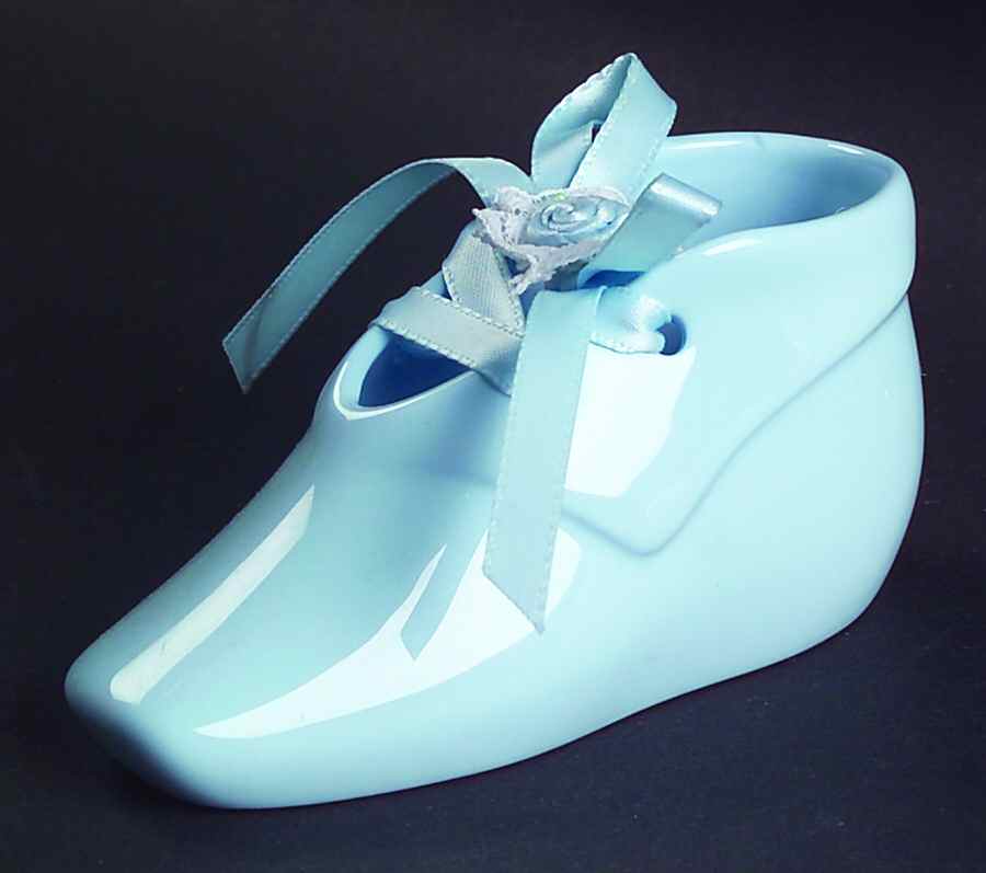 Mikasa Figurine Baby Blue Shoe - Boxed by Mikasa-1