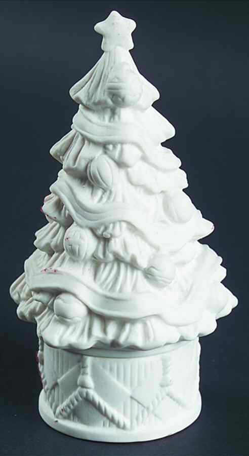 Mikasa Figurine Christmas Tree Trinket Box - No Box by Mikasa-1