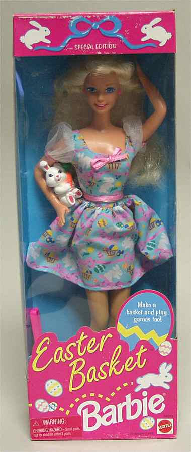 Easter Barbie Easter Basket - No Box by Mattel-1