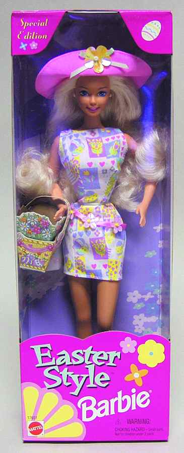 Easter Barbie Easter Style - No Box by Mattel-1