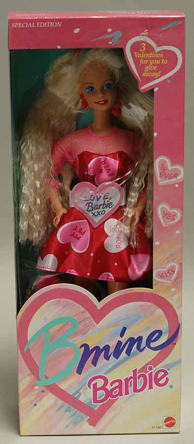 Annual Valentines Barbie B Mine - With Box by Mattel-1