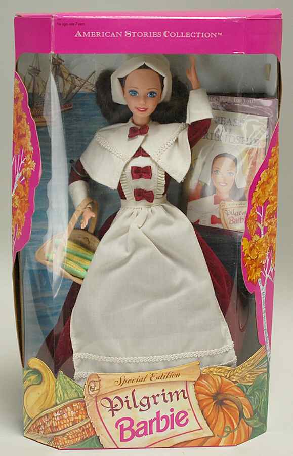 American Stories Pilgrim Barbie - No Box by Mattel-1