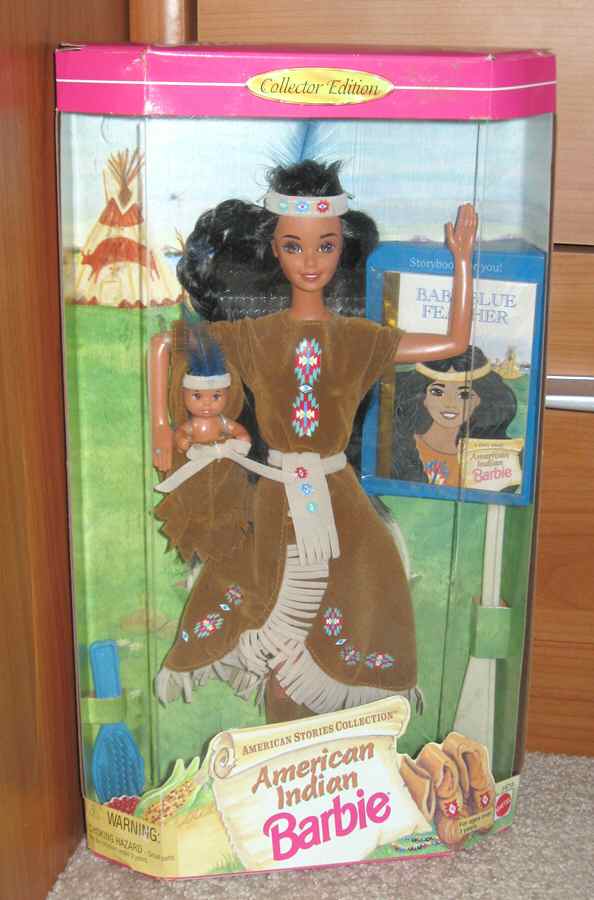 American Stories American Indian Barbie - Boxed by Mattel-1