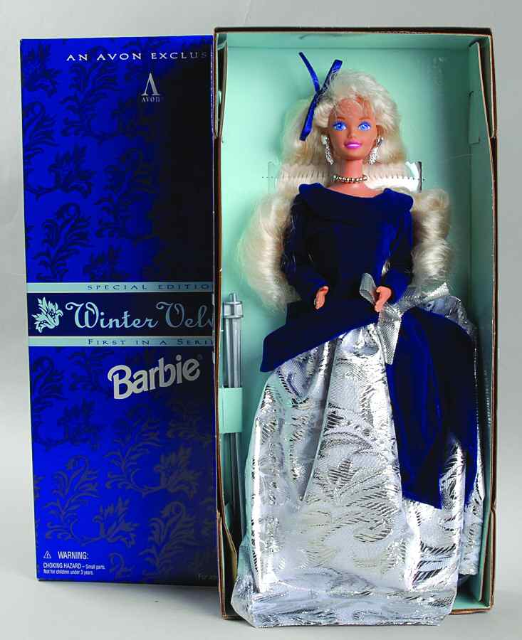 Avon Winter Collection Winter Velvet--Brunette - Boxed by Mattel-1