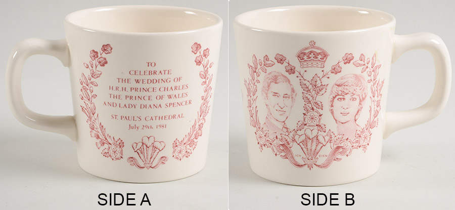 Masons Royalty Giftware Prince Charles & Diana Cup - No Box by Mason's-1