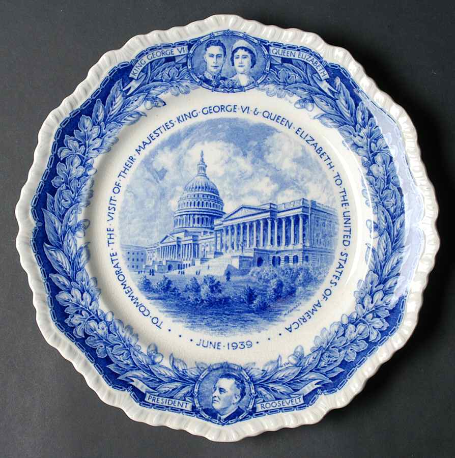 Masons Royalty Giftware King George & Elizabeth Vist USA - No Box by Mason's-1