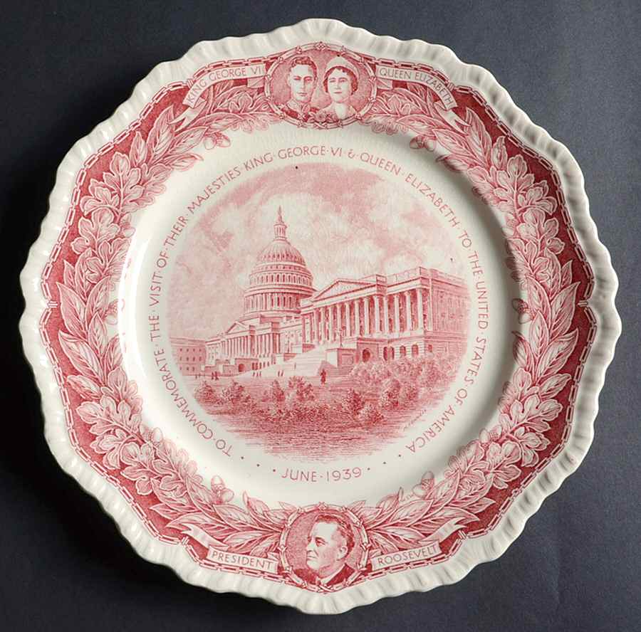 Masons Royalty Giftware King George & Elizabeth Vist USA - No Box by Mason's-1
