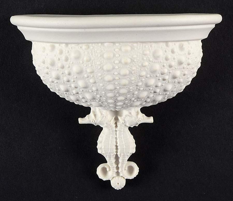 Margaret Furlong Giftware Urchin And Sea Horse Wall Sconce - Boxed by Margaret Furlong-1