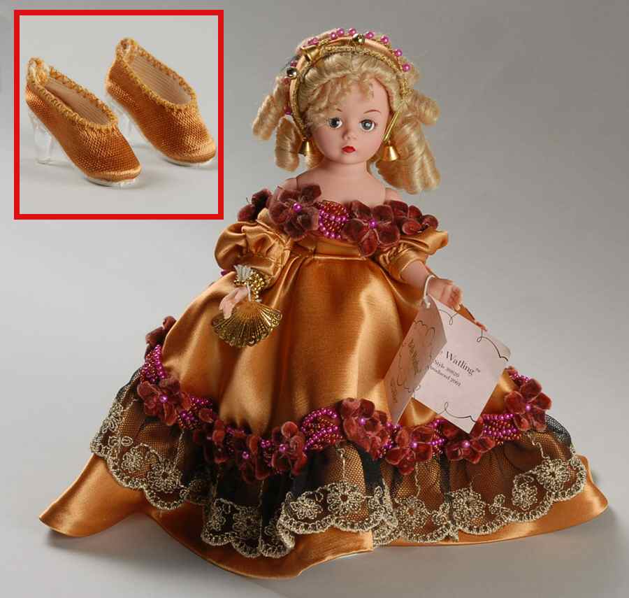 Scarlett Series Belle Watling Gold Dress - No Box by Madame Alexander-1