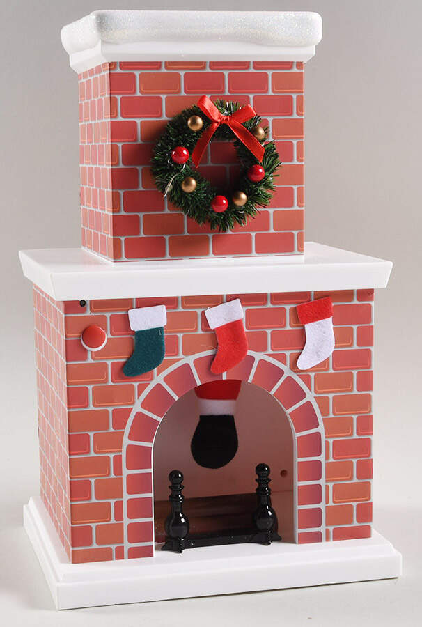 Mr Christmas Musical Animated Santa Chimney-White - Boxed by Mr Christmas-1