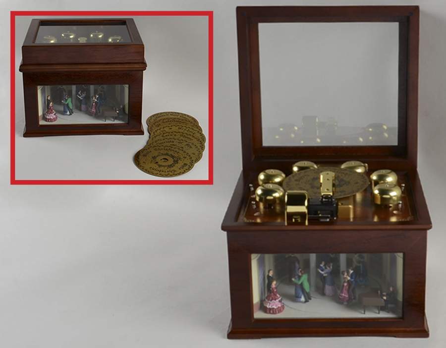 Heirloom Music Boxes Animated Bell Symphonium-Waltz - No Box by Mr Christmas-1