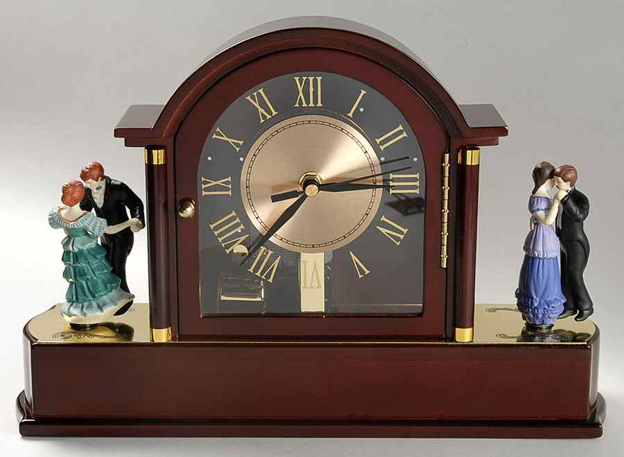 Heirloom Music Boxes Clock Symphonium W/ Animation - Boxed by Mr Christmas-1