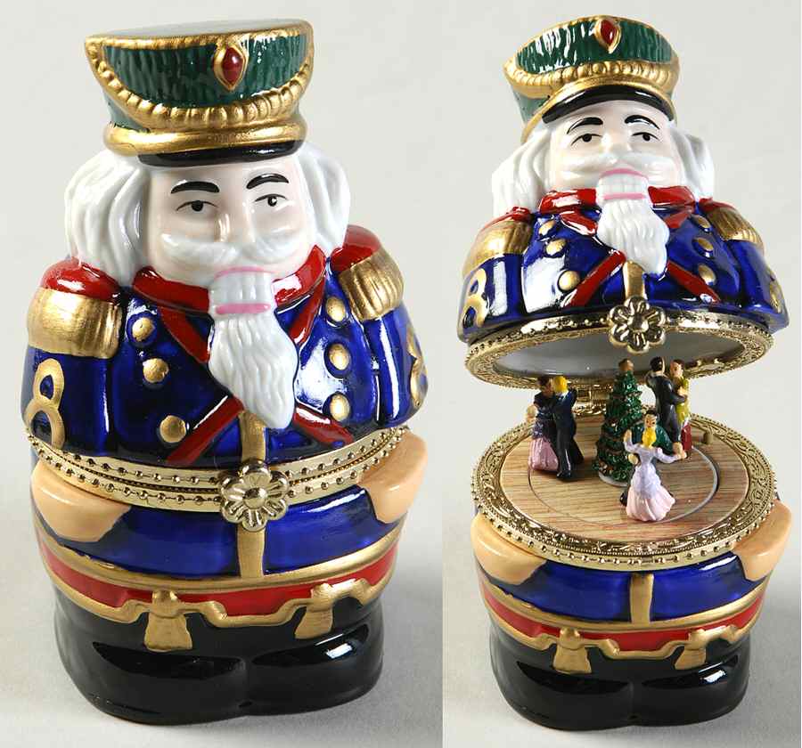 Hinged Box Musicals Nutcracker - Boxed by Mr Christmas-1