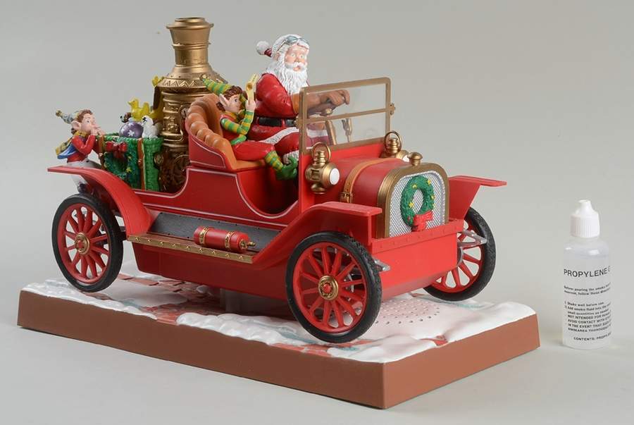 Mr Christmas Musical Stanley Steamer-Real Smoke-11 W - Boxed by Mr Christmas-1
