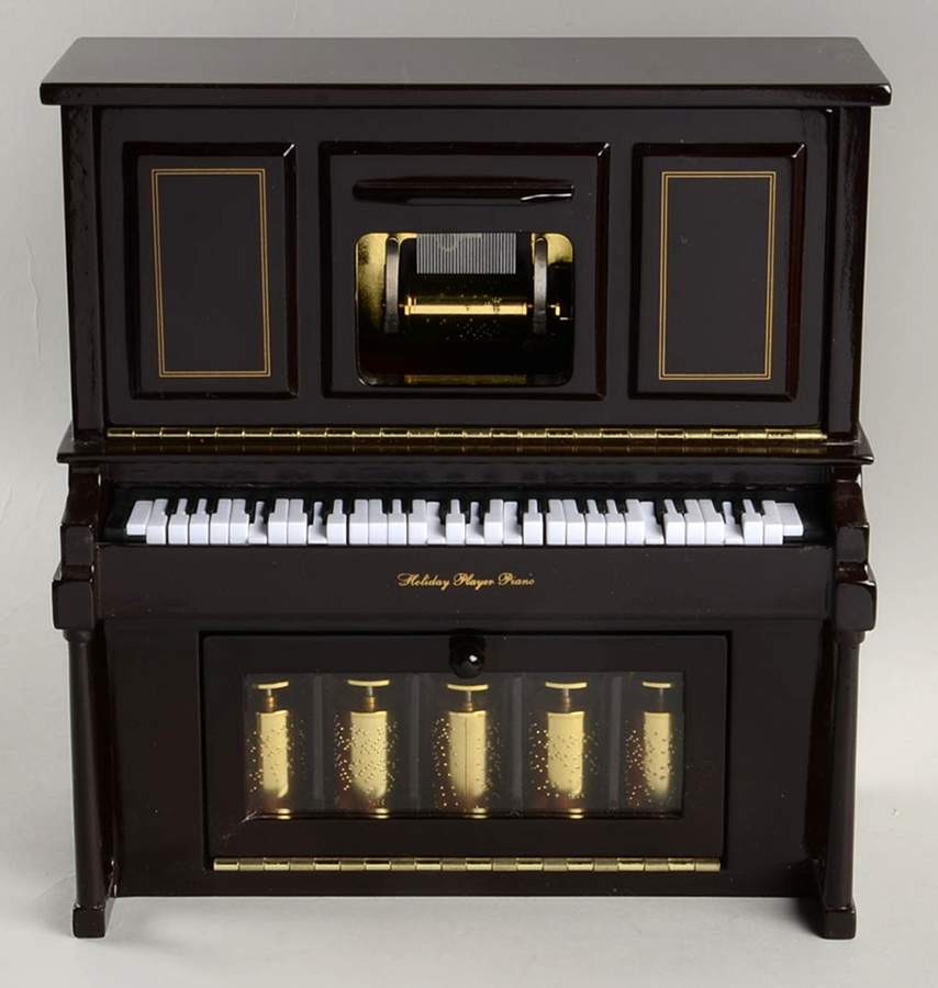 Heirloom Music Boxes Holiday Player Piano - Boxed by Mr Christmas-1