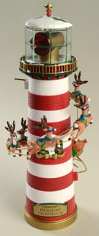 Mr Christmas Musical Holiday Lighthouse - Boxed by Mr Christmas-1