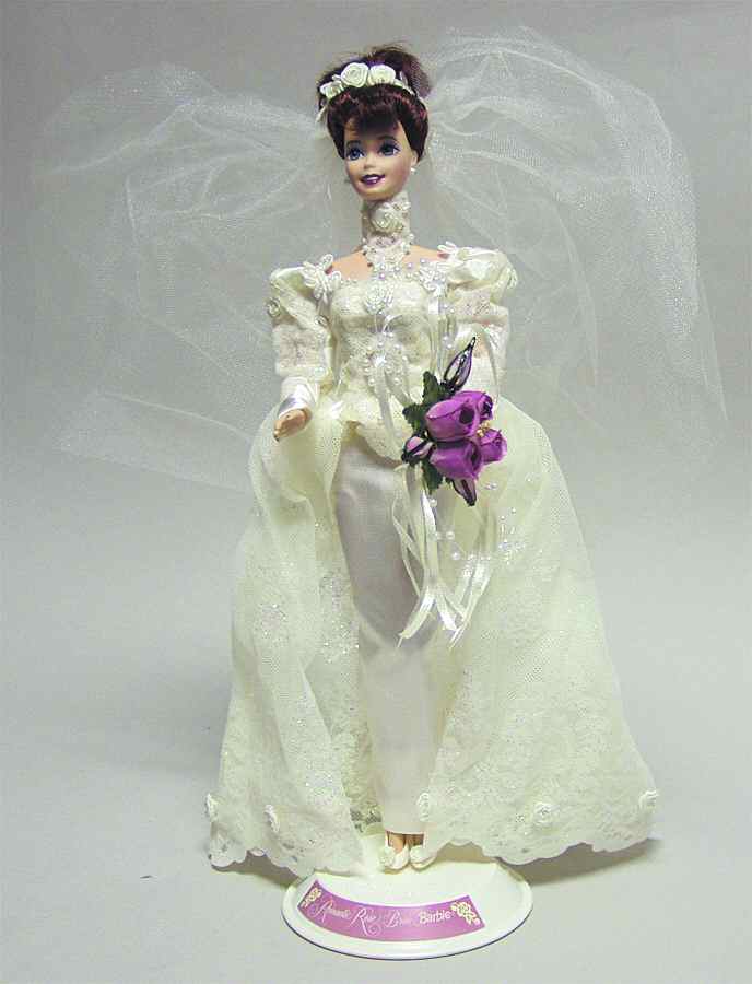 Wedding Flower Collection Romantic Rose Bride - No Box by Mattel-1