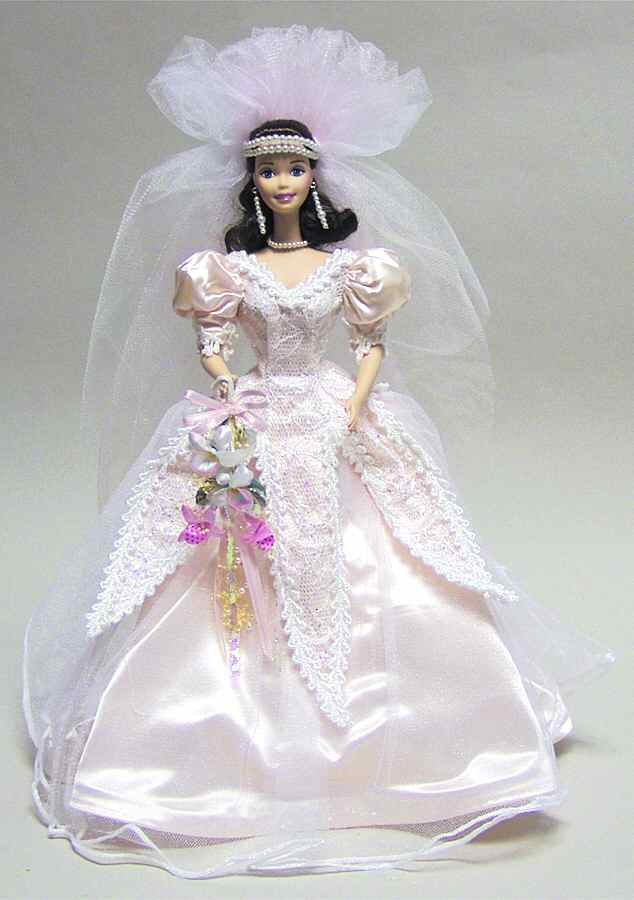 Wedding Flower Collection Blushing Orchid Bride - Boxed by Mattel-1