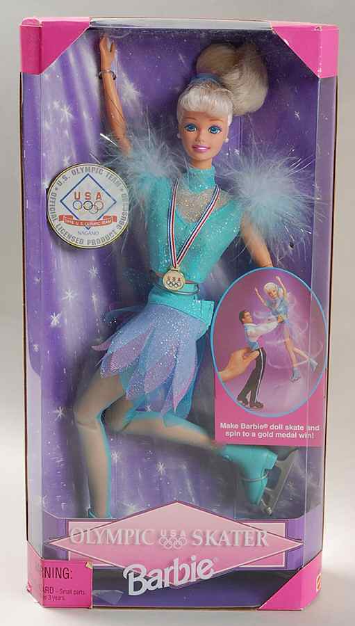 Olympic Barbie Olympic USA Skater Barbie - Boxed by Mattel-1