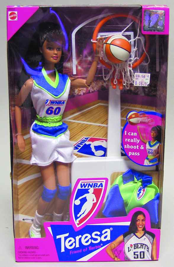 WNBA Barbie Wnba-Teresa - No Box by Mattel-1
