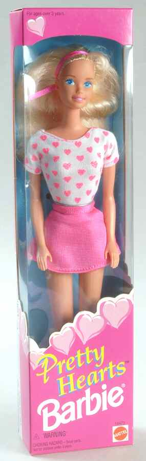 Grocery Product Exclusives Pretty Hearts Barbie - No Box by Mattel-1