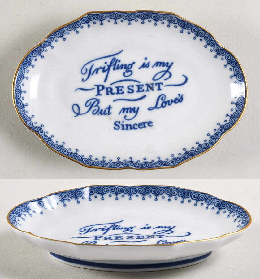 Mottahedah Giftware & Figurines Tray-Trifling Is My Present  - No Box by Mottahedeh-1