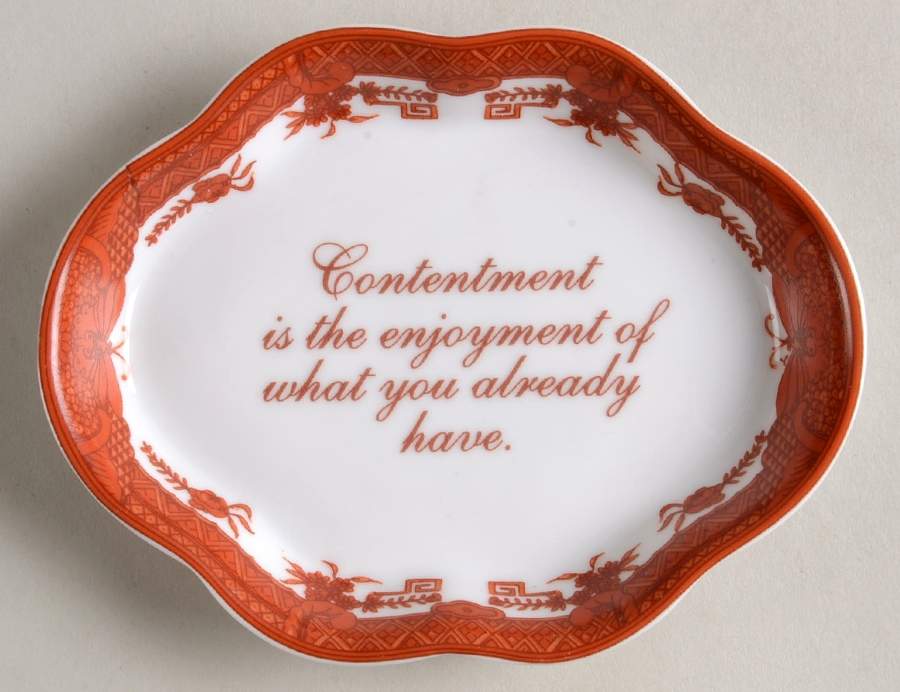 Mottahedah Giftware & Figurines Tray - Contentment - No Box by Mottahedeh-1