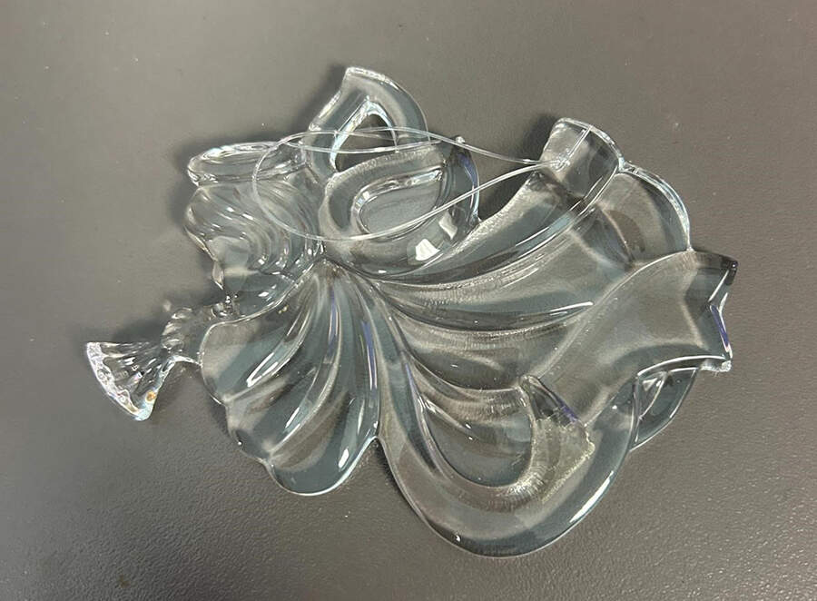 Mikasa Crystal Ornaments Cherub Trumpet - No Box by Mikasa-1