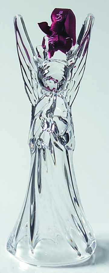 Mikasa Crystal Ornaments Heavenly Music Trumpet Angel - Boxed by Mikasa-1