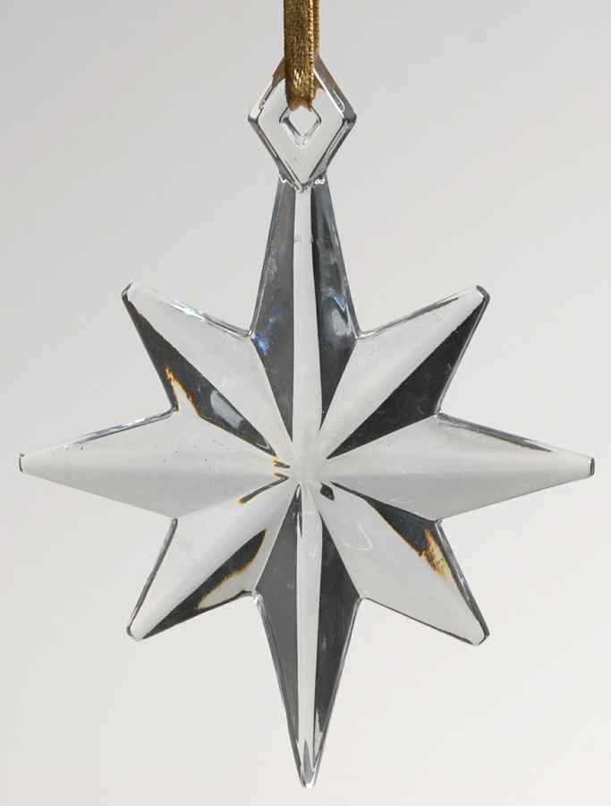 Mikasa Crystal Ornaments Star-8 Point Ornament - No Box by Mikasa-1