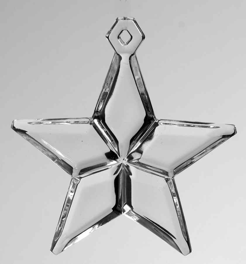 Mikasa Crystal Ornaments Star-5 Point Ornament - No Box by Mikasa-1