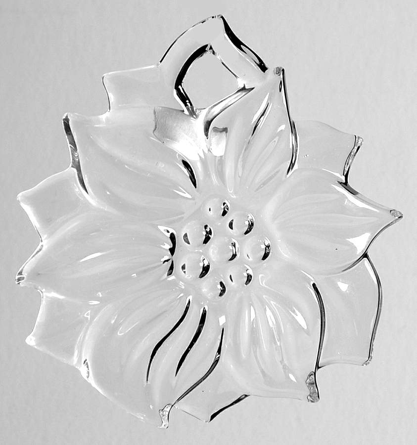 Mikasa Crystal Ornaments Poinsettia - No Box by Mikasa-1