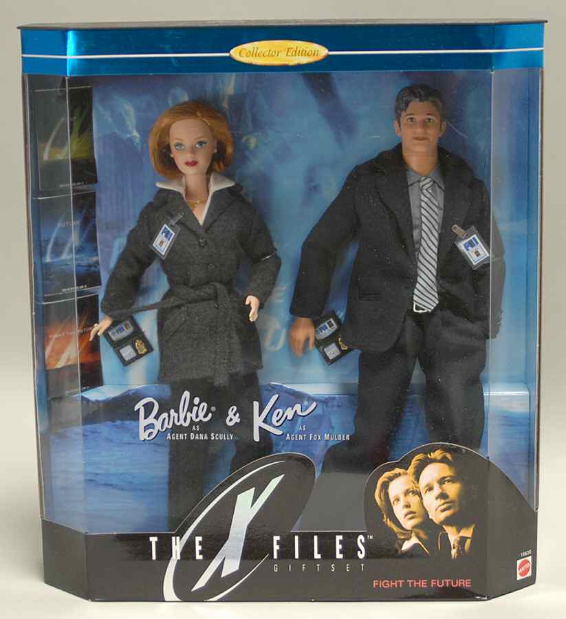 Pop Culture X-Files Barbie-Scully & Mulder - Boxed by Mattel-1