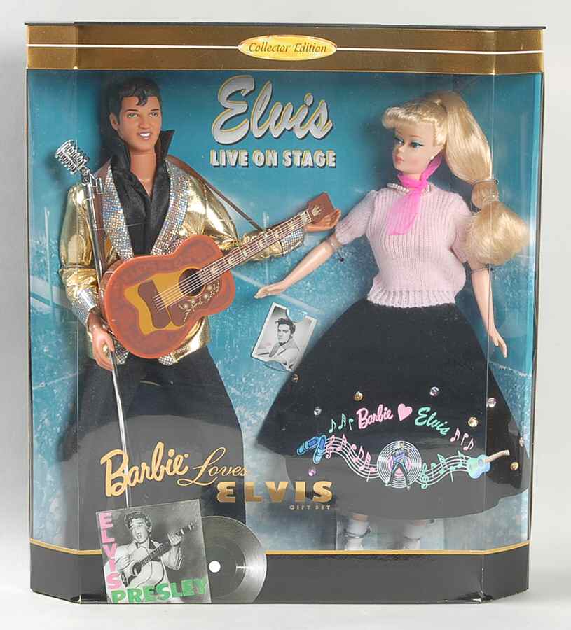 Pop Culture Barbie Loves Elvis Gift Set - With Box by Mattel-1