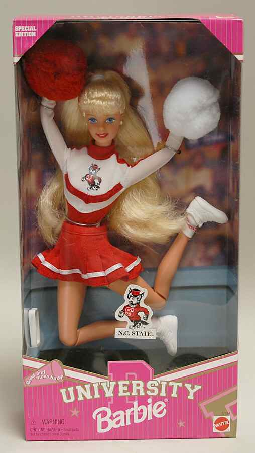 University Barbie North Carolina State - Boxed by Mattel-1